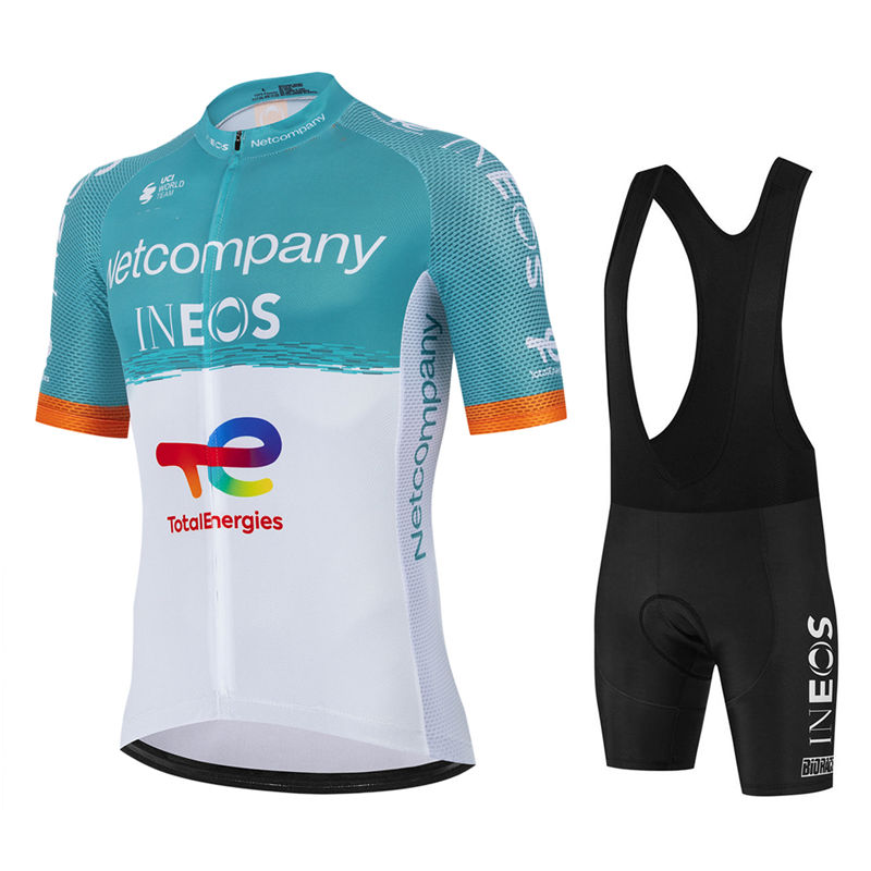 Cycling Commute Shorts - Ineos Team Summer Bike Jersey Men