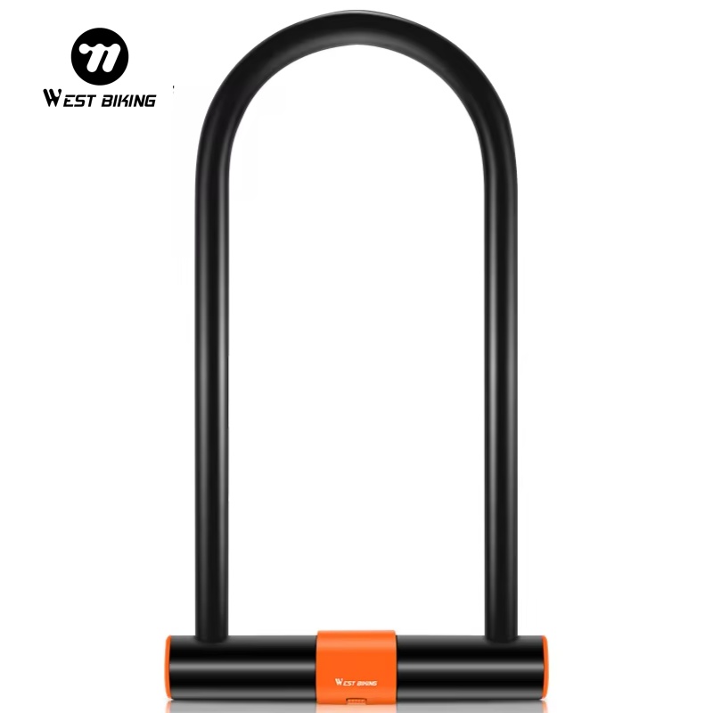U Lock Heavy Duty - WEST BIKING Carbon Steel Bike U