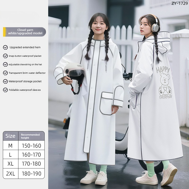 Full Body EVA Waterproof Rain  - đánh giá và giá Cycling Commute In Rain