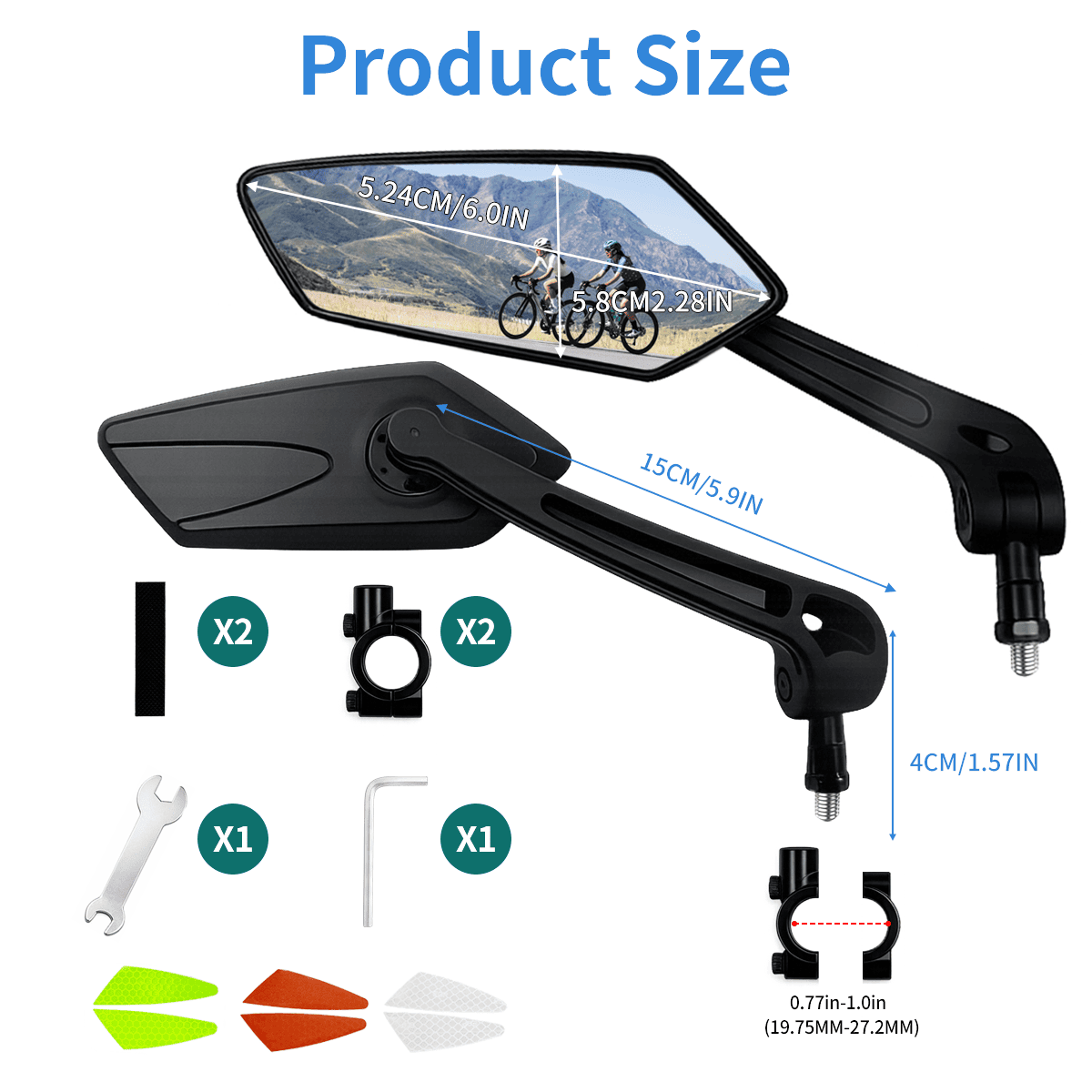 1 Pair Adjustable Handlebar Bi - đánh giá và giá Cycling Zones