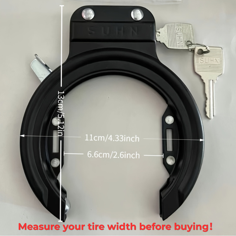 Outdoor Bicycle Horseshoe Lock - đánh giá và giá U Lock Heavy Duty