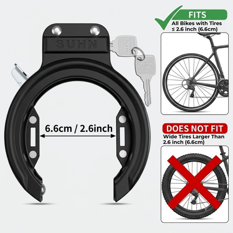 Outdoor Bicycle Horseshoe Lock - đánh giá và giá U Lock Heavy Duty