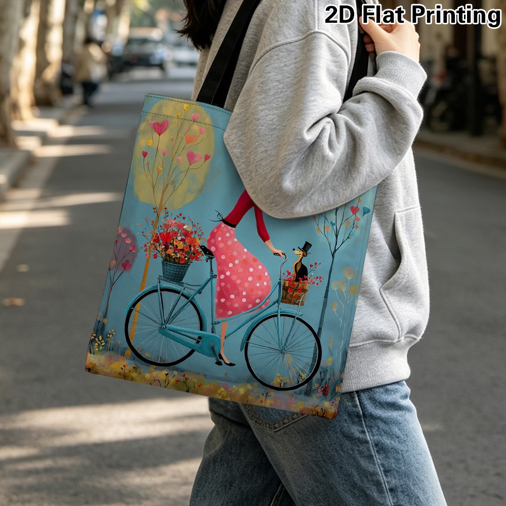 1pc Elegant Woman Riding Bicyc - đánh giá và giá Cycling Journey