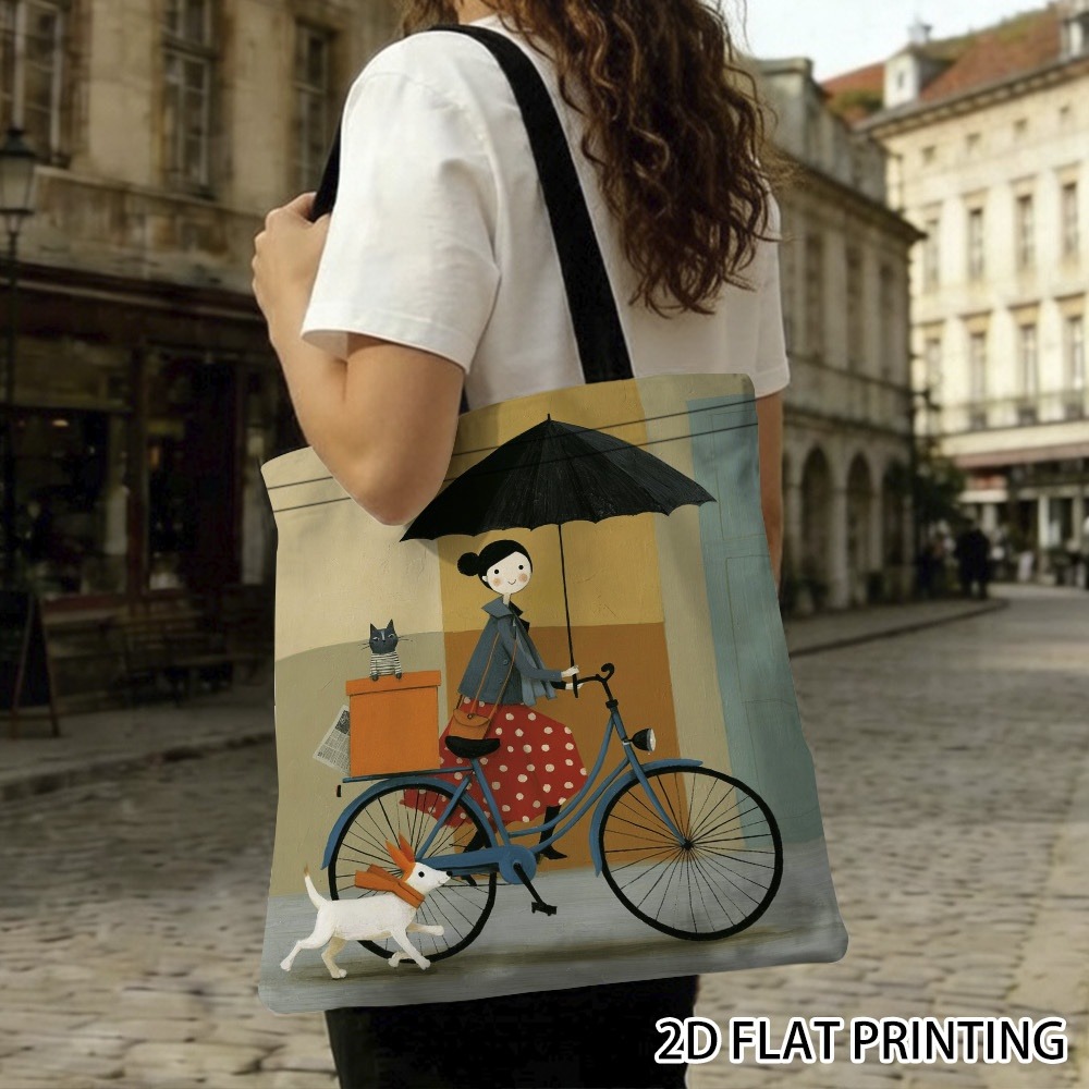 1pc Elegant Woman Riding Bicyc - đánh giá và giá Cycling Journey