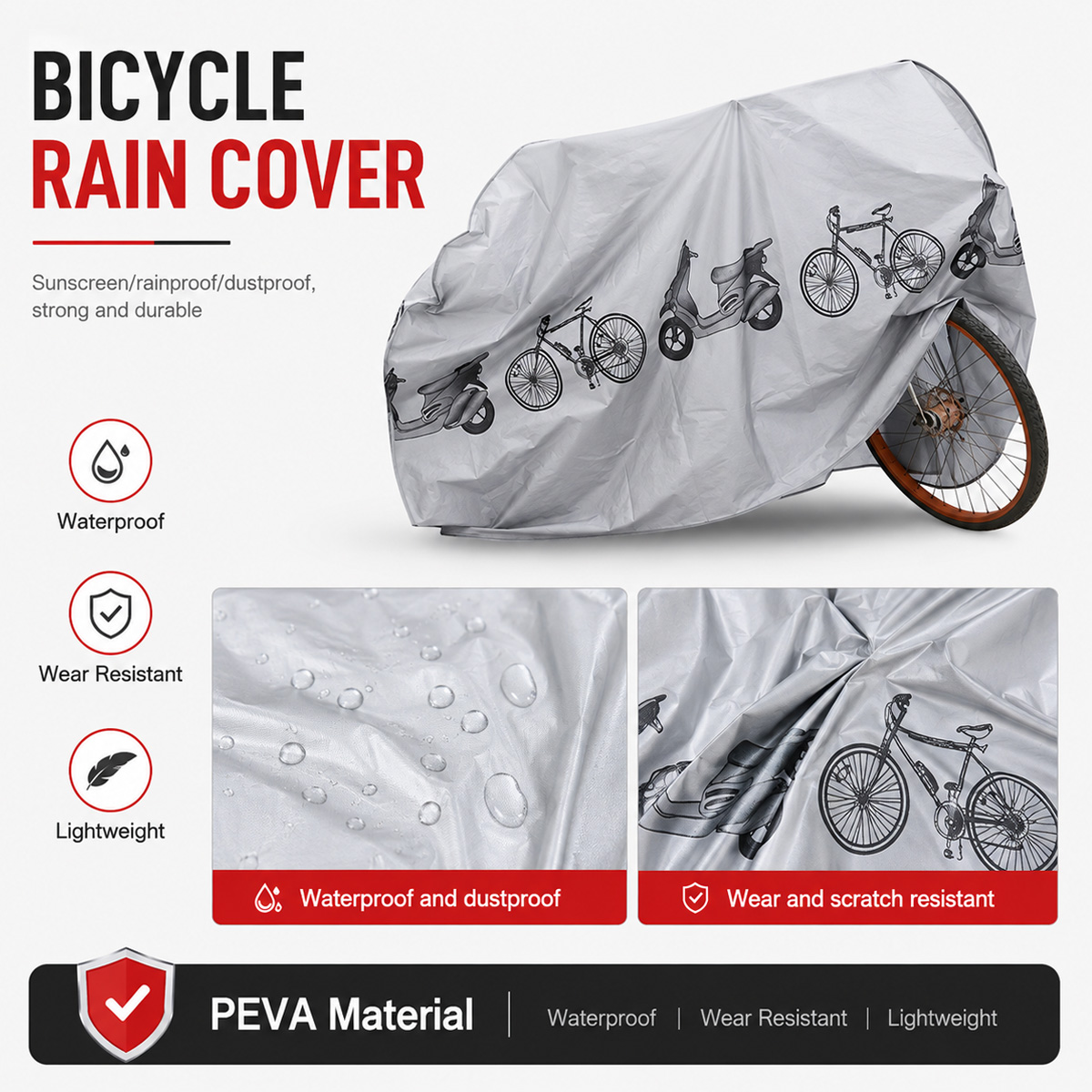 PINMOAP Universal Bicycle Rain - đánh giá và giá Cycling Commuter Bag