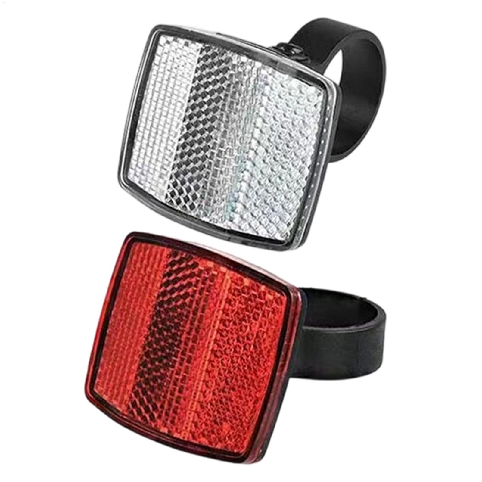 2 Pcs Bike Front Rear Reflecto - đánh giá và giá Cycling Commute Gear
