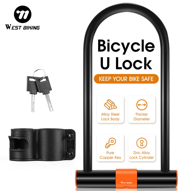 WEST BIKING Double Opening U B - đánh giá và giá U Lock Heavy Duty