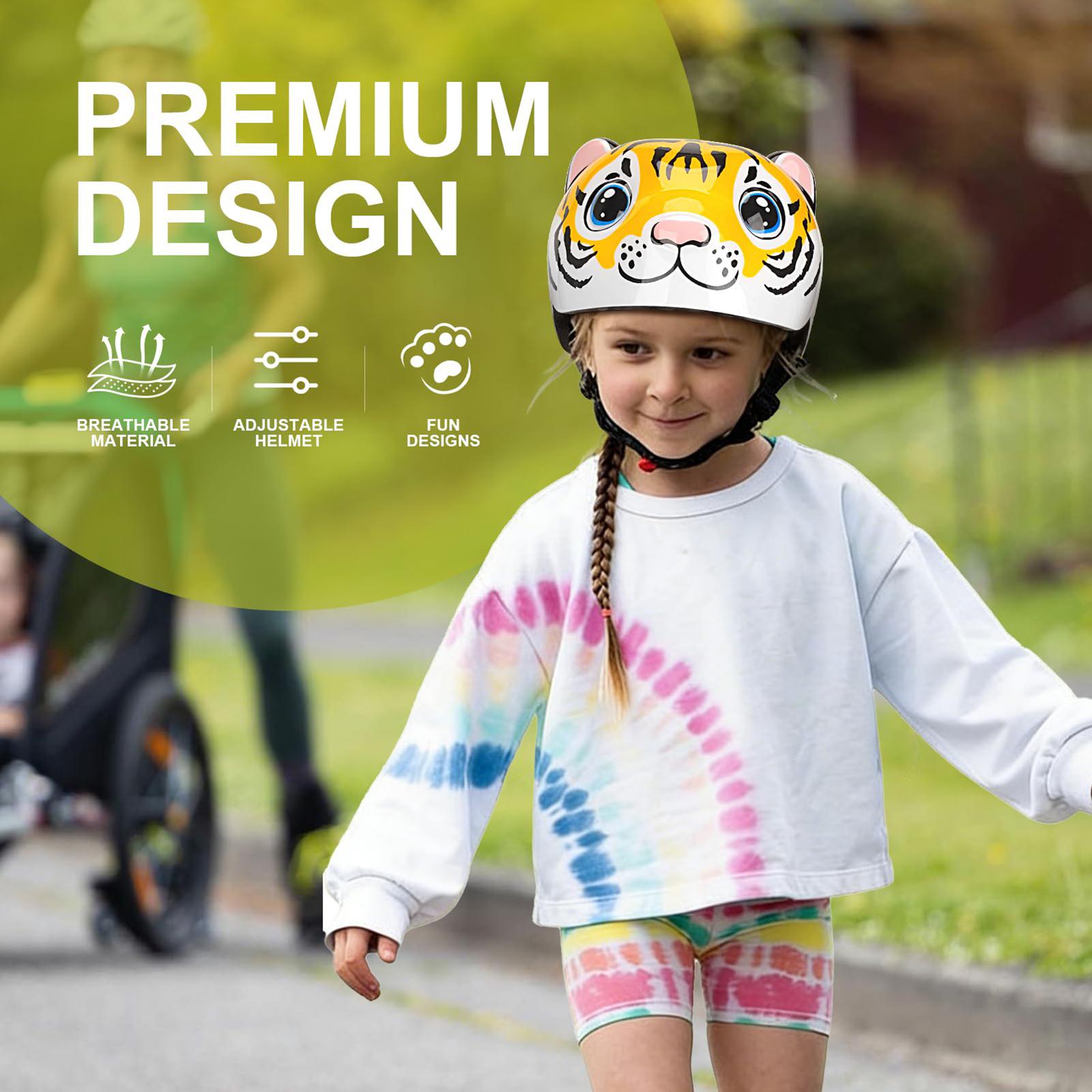 Kids Helmet Tiger Pattern Adju - đánh giá và giá Cycling Commute Gear