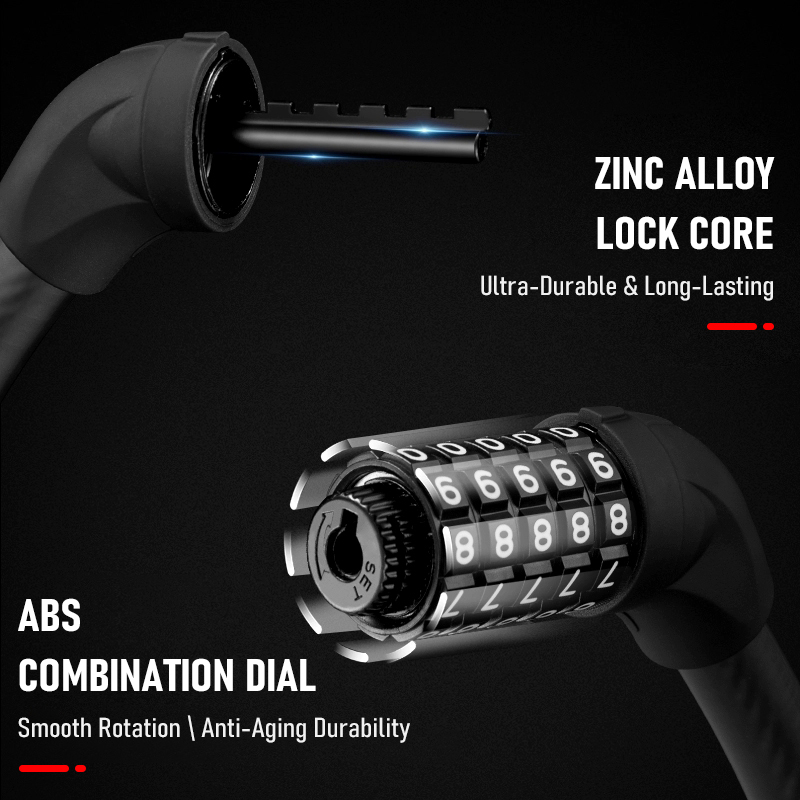 5-Digit Combination Bike Lock  - đánh giá và giá U Lock Heavy Duty