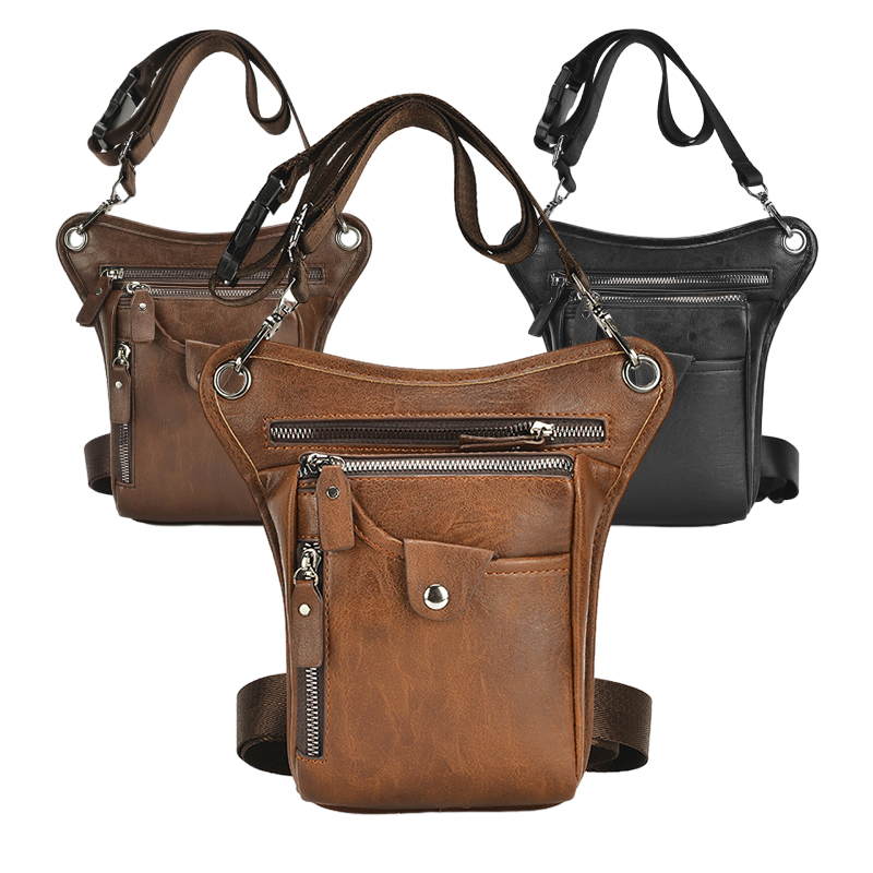 Vintage Pu Leather Waist Pack  - đánh giá và giá Cycling Commuter Bag