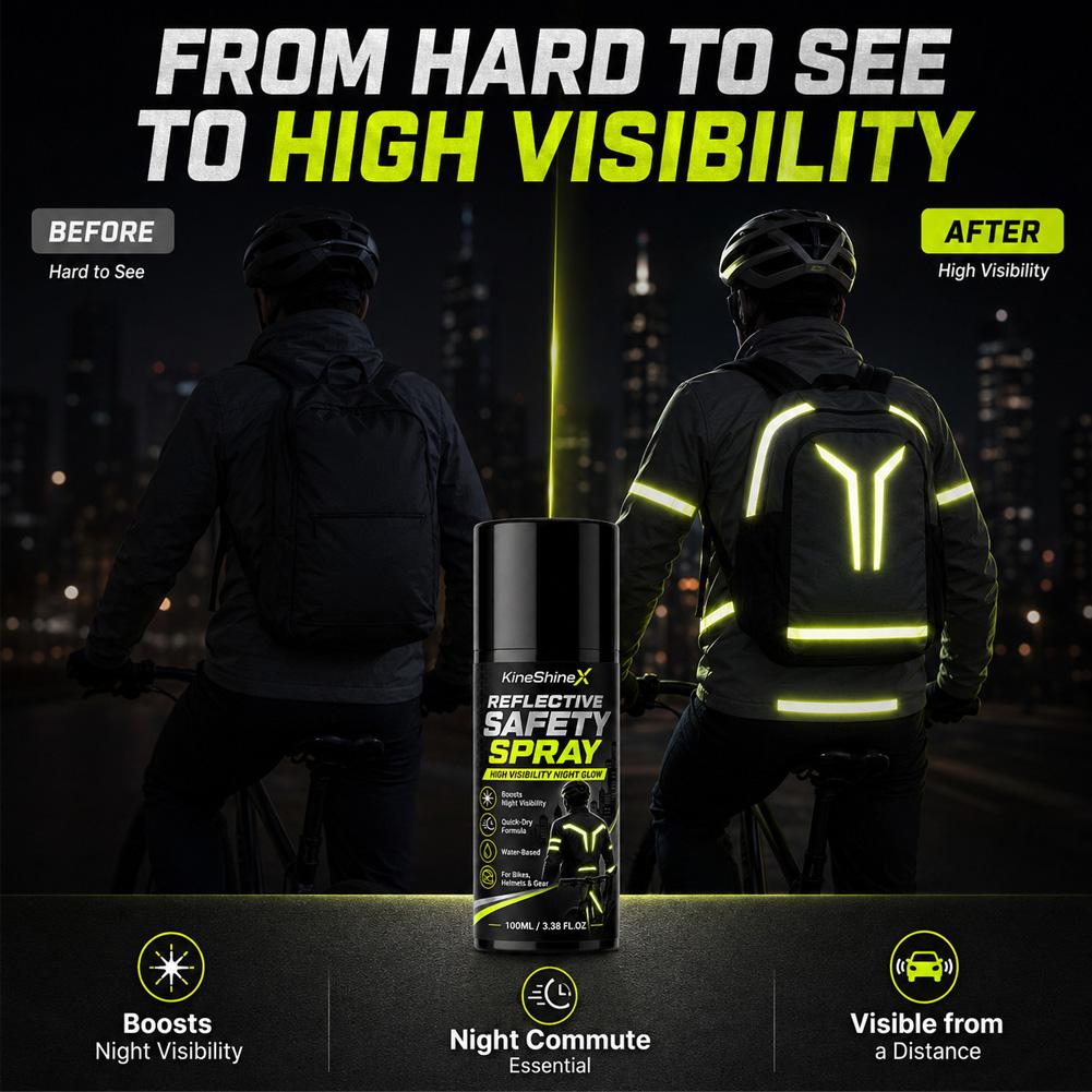 Night Reflective Safety Spray  - đánh giá và giá Cycling Commute Gear