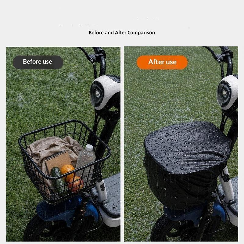 Waterproof Bike Basket Liner R - đánh giá và giá Cycling Commute In Rain